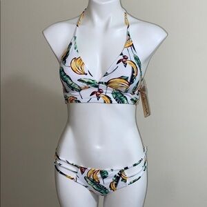 NWT Cabana del sol swimsuit two pieces size L